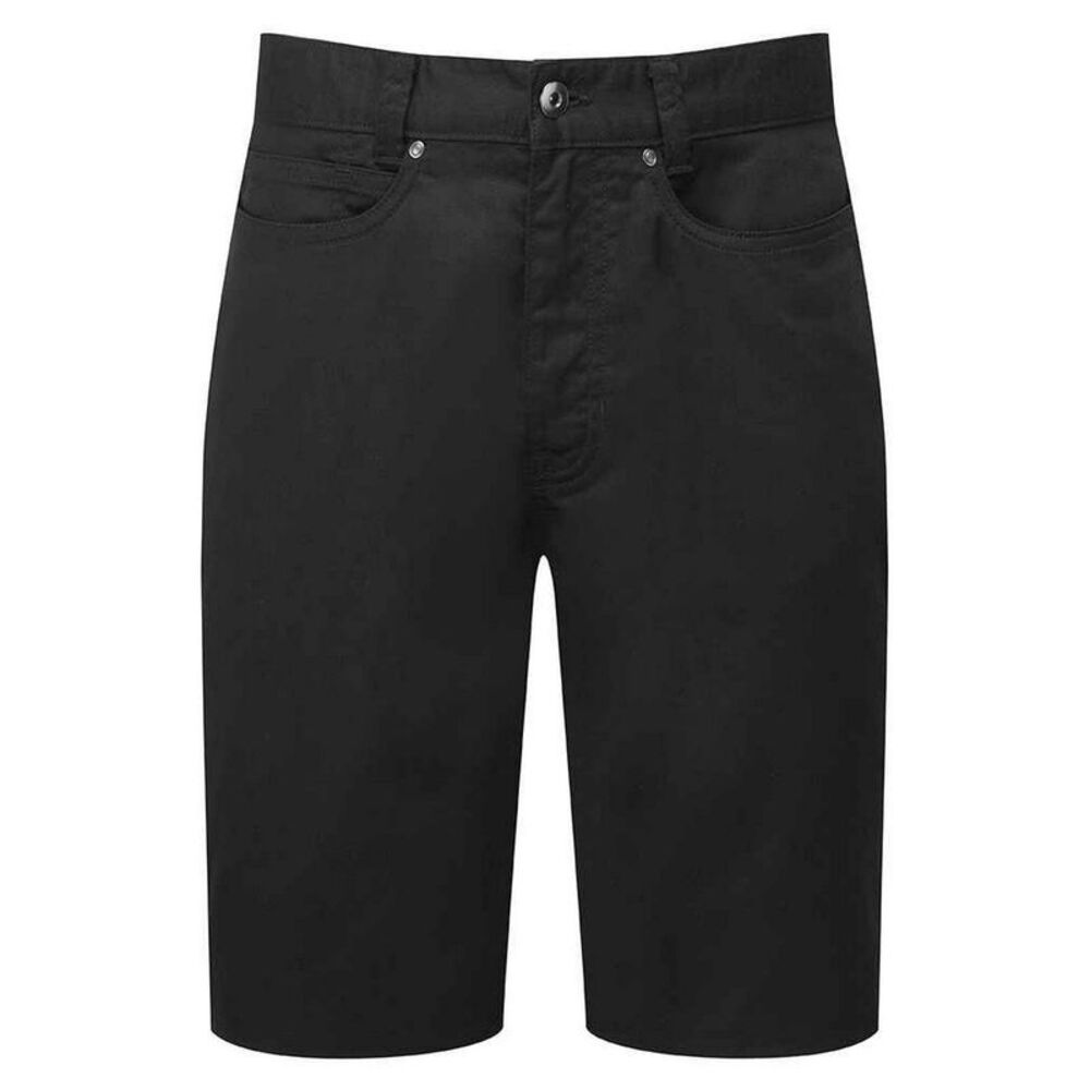 Premier Mens Performance Casual Shorts / Black